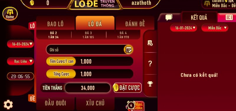 Cược lô đá tại địa chỉ game Manclub
